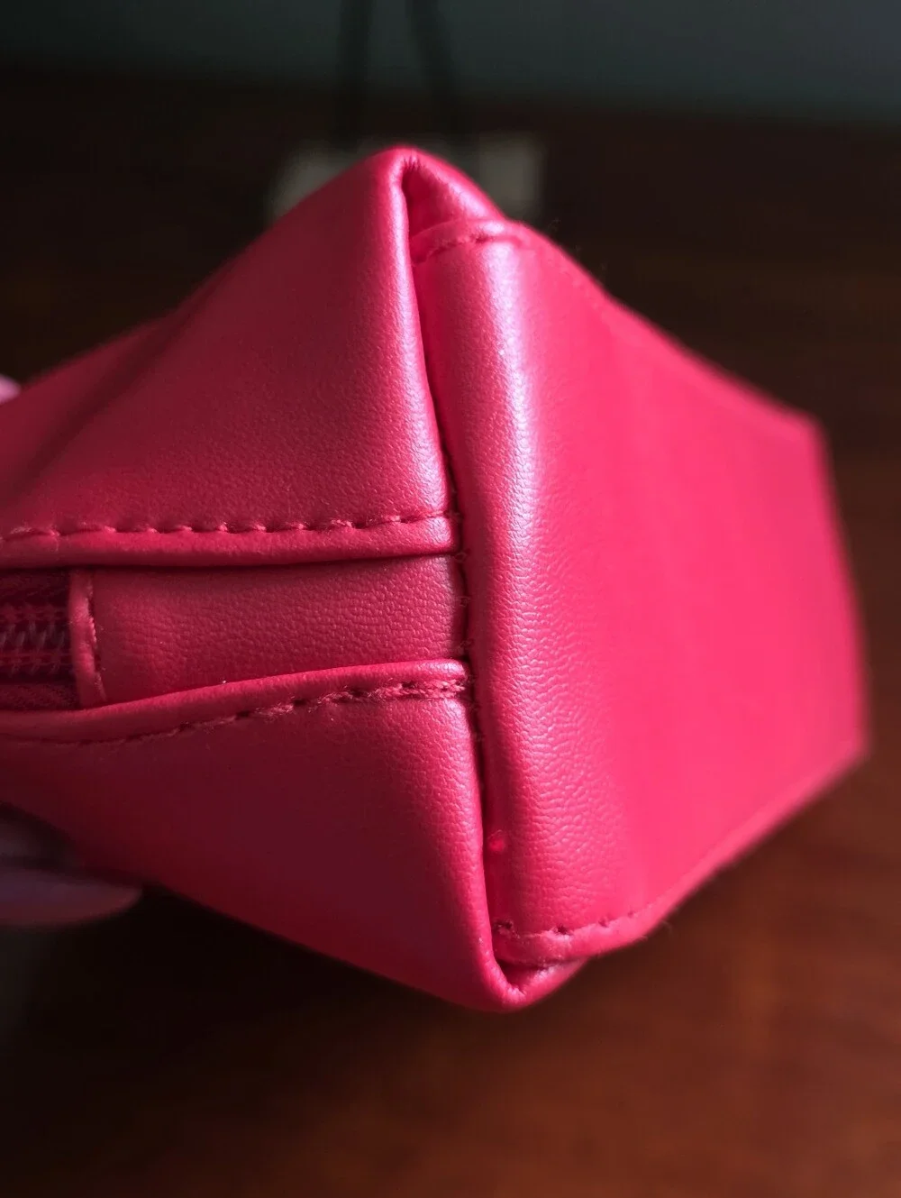 Ferragamo Parfums Cherry Red Cosmetic Makeup Bag Travel Case Pouch